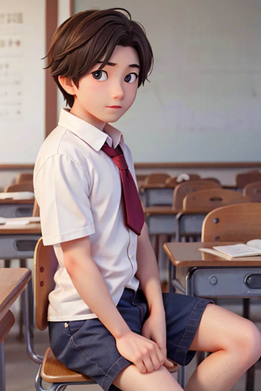 18age、male、high school student、During class、male子生徒、male性、man,male,、neutral、
