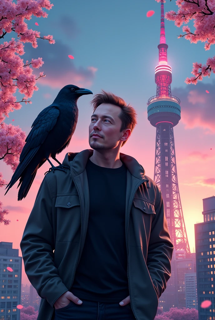 Elon Musk and the Black Crow,Tokyo Sky Tree