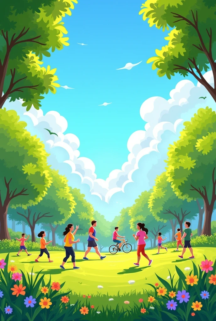 healthy environment vector