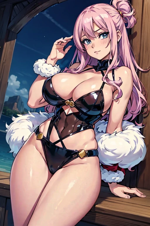 Fairy Tail 2. Girl with big white breasts who looks good in fluffy knits