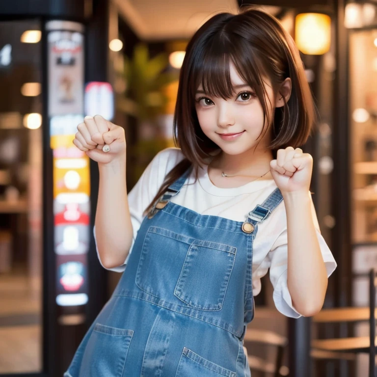 standing,
hands up,
(paw pose:1.2),
(make a fist:1.2),