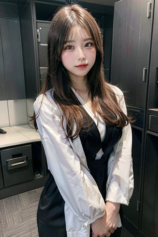 Japanese OL、Formal attire considered sexy、Working in the office、Change clothes in the locker room