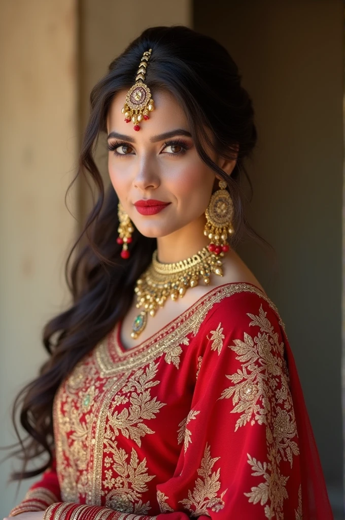 beautiful pakistani girl gorgeous look wearing beautiful dress