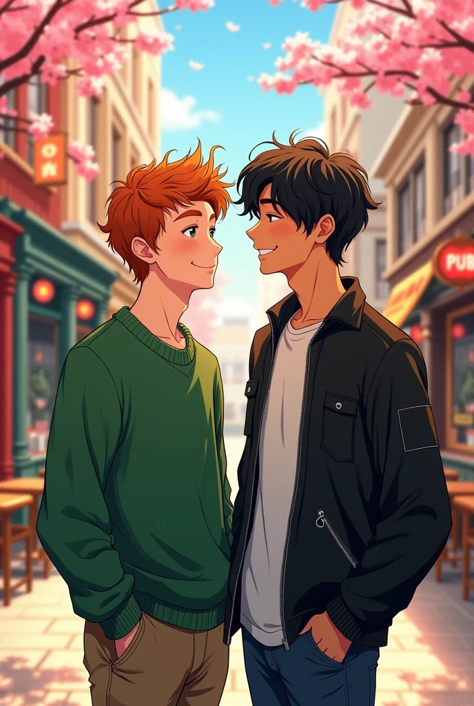 can you do two guys like bl with an irish and a korean in manhwa yaoi