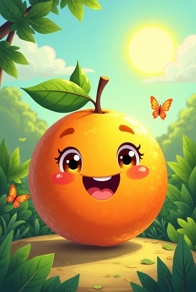 Orange Fruit Orange Cartoon