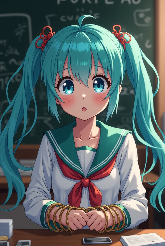 Tied up anime girl More tied up 