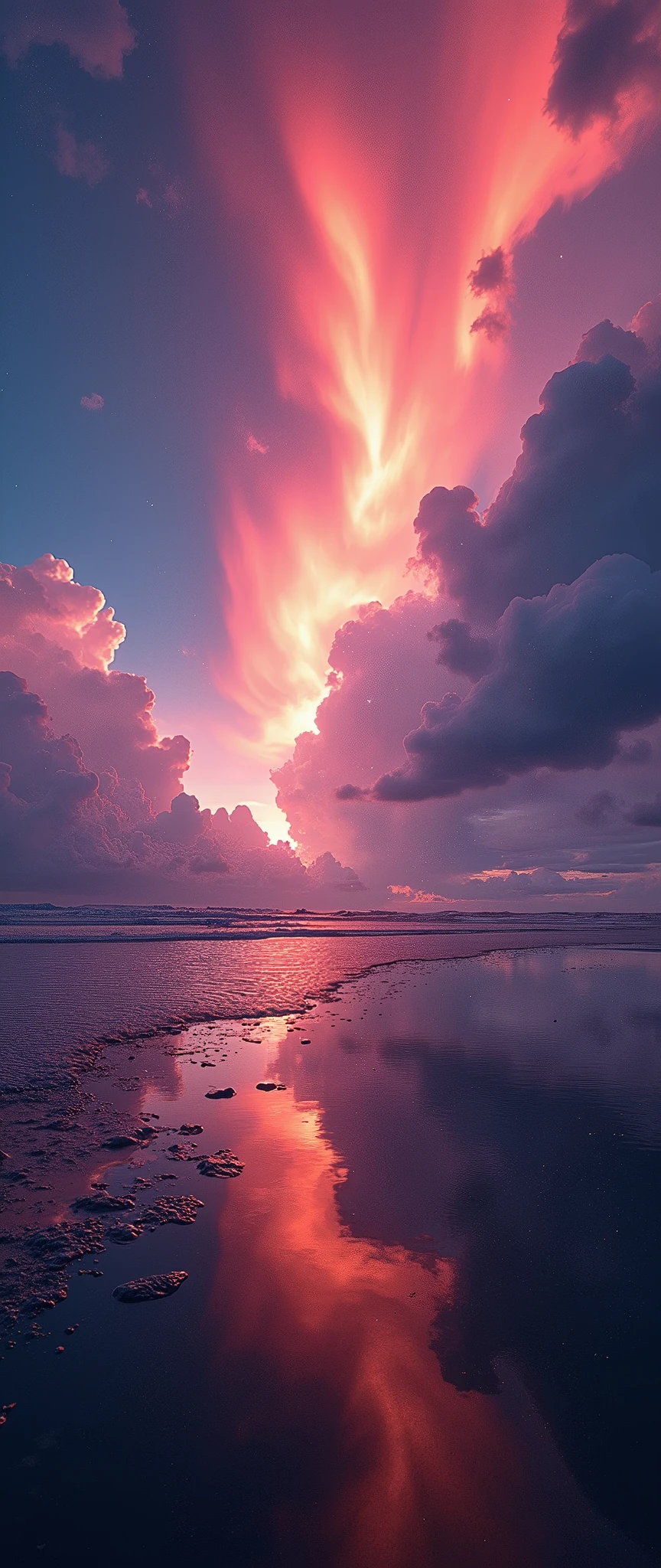 (masterpiece:1.2,Distinguished Quality,Mirror-like,Cinematic Experience),8k,wallpaper,Aurora,dynamic