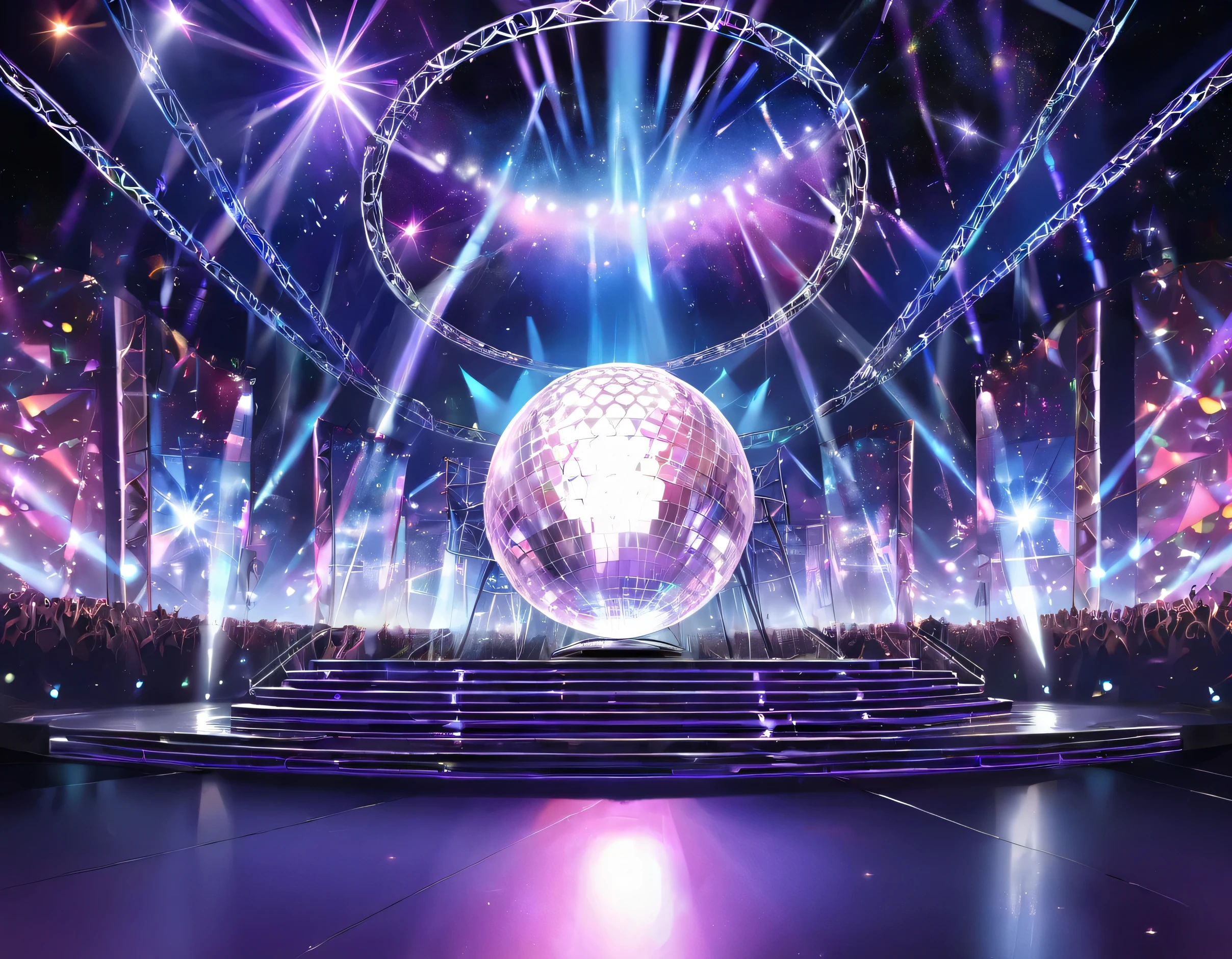 Landscape only、Mirror ball stage