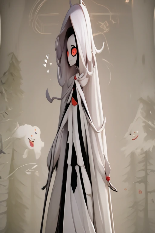 Primary school students young small height: 130cm Standing picture Simple design The dress is a one-piece camisole Sleeveless No sleeve Long Hair Long black hair Hair is black Red eyes Shoulder-baring ahoge Kokeshi