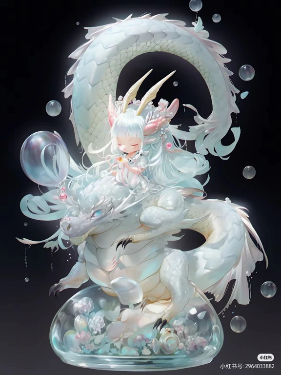 These 2 pictures can be said to be carefully selected. The overall effect is very good because the picture is richer: its details are not so perfect. Supplement: cute resin Chinese dragon girl, full body, fantasy creature, super cute, in the style of dreamlike fantasy creatures, in the style of fairycore, meticulous design, transparent metal texture.PVC,fine luster,clouds,nature elements, plush doll art, fuyukomatsui, ren hang. yanjun cheng, manticore, unicorncore, 3drender, 3d mod el, ue5 , ultra detail. -ar 3:4 --niji 5