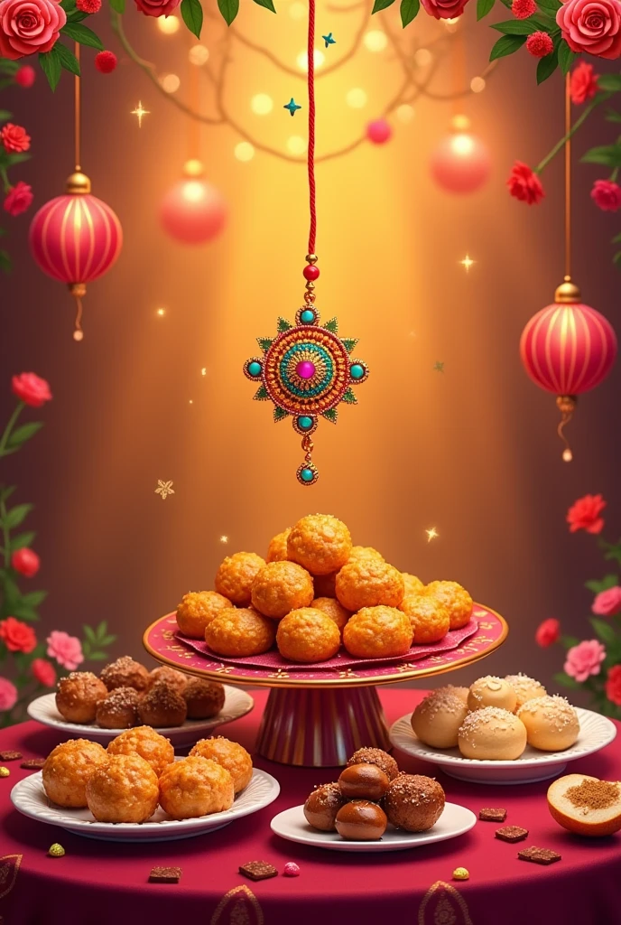 Rakshandhan banner for sweet shop
