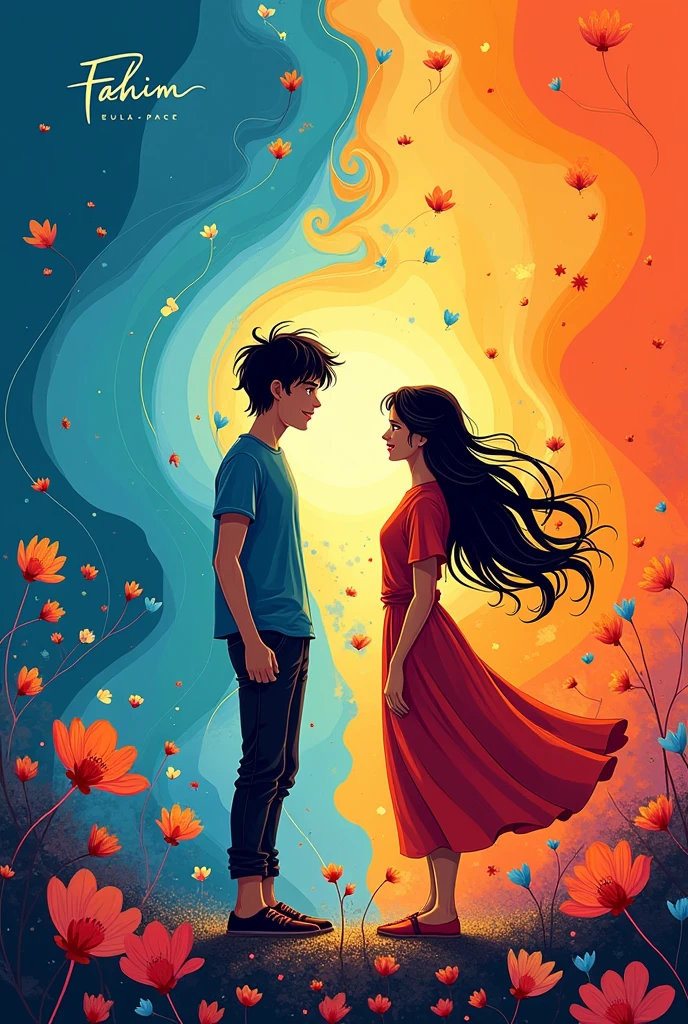 ফাহিম এবং ইসরাত নাম দিয়ে ওয়ালপেপার