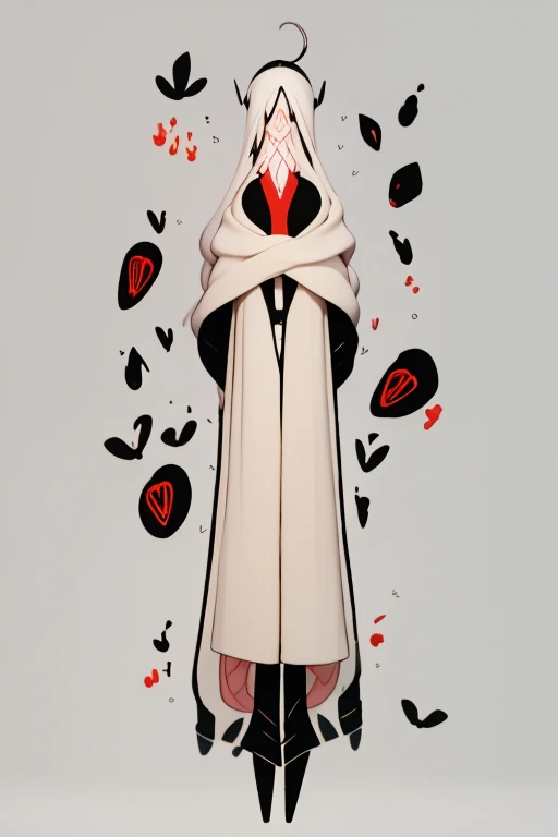 　Primary school students　young　small　height: 130cm　Standing picture Simple design　The dress is a one-piece　camisole　Sleeveless　No sleeve　Long Hair　Long black hair　Hair is black　Red eyes　Shoulder-baring ahoge　Kokeshi
