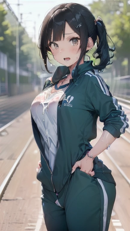 (must be follow these prompts:2.2),masterpiece,best quality,extremely detailed,(in her clothing:3.5),(in her track suit clothing:3.6),(adorable expression:2.5),(usual face:2.2),(displayed one girl on single picture:2.4),(black hair:2.1),(ジャージを着用している身長が低くて少しふくよかなHigh school girls:2.2),(そのHigh school girlsはあどけない印象だが臭い精液をかけられたジャージの上着とズボンをそのまま着用している:1.9),(そのHigh school girlsは湧き上がった性欲に対してジャージを着たままでこらえている:1.4),(A tough training session with sweat, semen and love juices gushing out:2.3),(Whenever I lose a match, my coach punishes me by making me ejaculate into his vagina repeatedly.:2.7),(そのHigh school girlsのジャージを着用している全身には性的絶頂に達しながら分泌されたぬるぬるした分泌物がまとわりついた:1.7),(そのHigh school girlsは性的に興奮した男子部員に脱いだジャージの汗の臭いを嗅がれたり精液をかけられたりしている:2.5),(そのHigh school girlsは着用しているジャージにだいぶ前に射精されたのでしみこんだ精液がやがて琥珀色に変色している:2.3),(libidonous tumultus are happened on her under her track suit:2.2),(そのHigh school girlsのジャージの股付近は汗と愛液のために臭くなっている:2.6),(そのHigh school girlsはInnocent faceでとても可愛い:1.9),(淫らな愛液がそのHigh school girlsのジャージのズボンの内股を伝って滴っている:2.1),(そのHigh school girlsのジャージに覆われたおっぱいは強い淫欲のせいでパンパンに膨らんでいる:2.4),(men's elected twangers were inserted her to the depth:2.3),(もちもちした丸みがある身体の精液臭いHigh school girls:2.3),(she was already stroked up to the depth intervaginal sensuous spot:1.8),(notably buldged up her inner labia majora:2.6),(A young, shy moan:1.5),(having big breasts in her clothing:2.6),(運動中のあどけない印象のHigh school girls:2.3),(そのHigh school girlsは身長は低いがほんの少しだけむちっとした身体をしている:2.1),(The crotch of his tracksuit pants is discolored with love juice stains.:2.5),(そのHigh school girlsはズボンの下に隠れて見えないそのマンコから愛液を滴らせながら痙攣している:1.8),(そのHigh school girlsのむちっとした太股をしっかり包みこんでいる臭そうなジャージのズボンは淫らな分泌物のために湿っている:2.0),(そのHigh school girlsは股間がドロドロになってもそのジャージのズボンはしっかり履いたまま耐えている:2.5),(ズボンの上からいつも自分の股間を押さえているHigh school girls:1.7),(A moan filled with childish embarrassment:1.5),(そのHigh school girlsのジャージに覆われた乳房や乳首は強い淫欲のために張っている:2.4),(そのHigh school girlsは真面目に練習している:2.5),(そのHigh school girlsの脚は短くて太い:2.2),(High school girls:2.2),(she looks like japanese idol:2.3),(Tracksuit pants are made of a durable fabric that will never tear.:2.3),(Her breasts are completely hidden under her jersey:2.4),(she looks like a ta:2.0),(これらは他の誰にでもなく全てそのHigh school girls自身に降りかかった内容:3.5),(Make sure to depict the face:5.3),(Calm expression:4.3),(Innocent face:3),(そのHigh school girls一人だけをしっかりと描いた:3.3),(登場人物はそのHigh school girlsのみ:4.2),(Portrait Style:5)