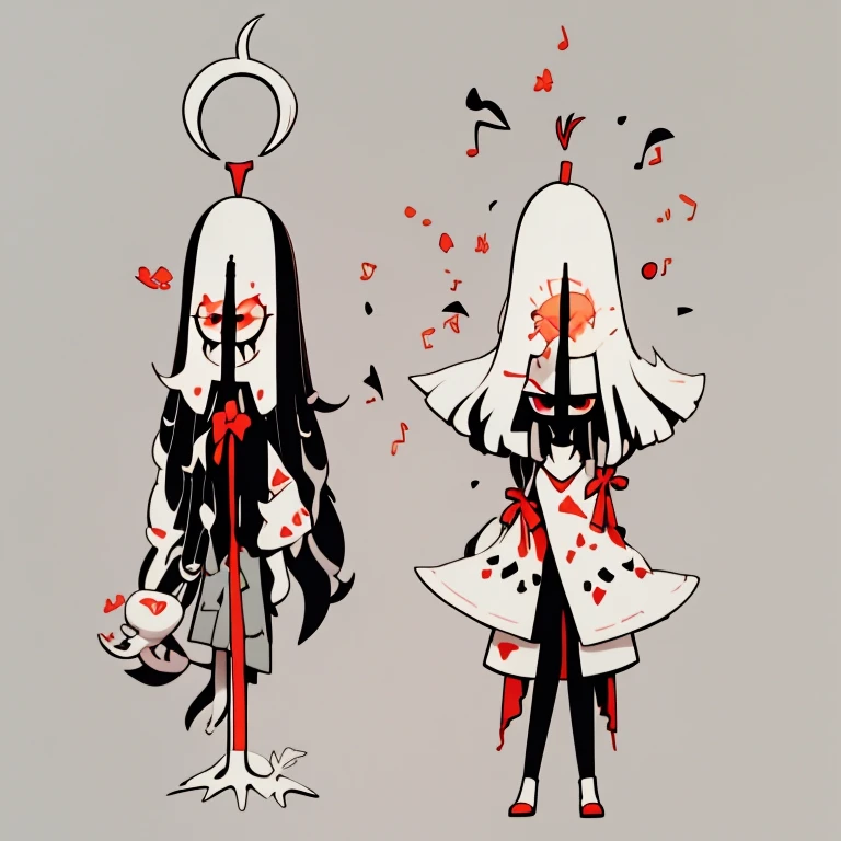 Primary school students young small height: 130cm Standing picture Simple design The dress is a one-piece camisole Sleeveless No sleeve Long Hair Long black hair Hair is black Red eyes Shoulder-baring ahoge Kokeshi
