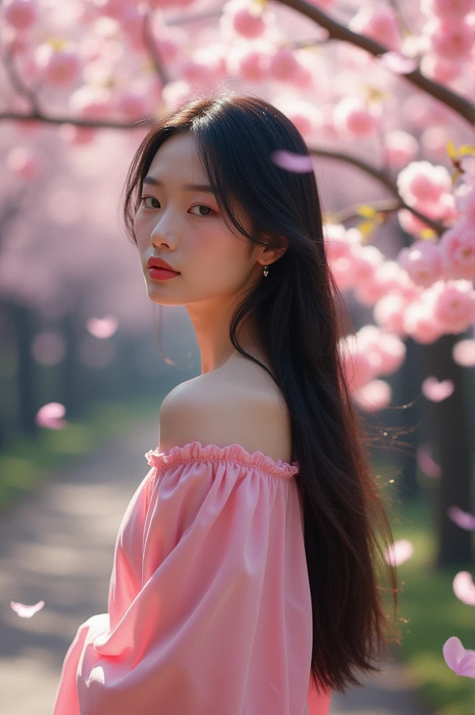 Japanese Beautiful Girl。Long Black Hair。naked。