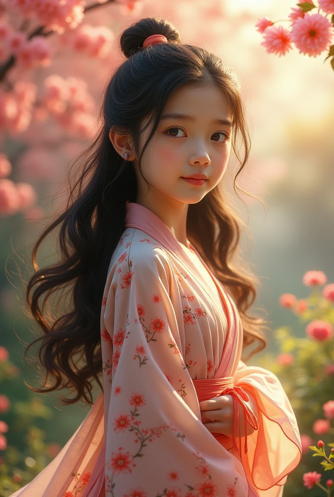 Masterpeice, good quality, half chinese half white girl