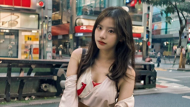 1girl, Asian, Japanese, cute, beautiful, young, , curvy, sexy, skimpy outfit, lewd pose, lewd, pornographic, great quality, good anatomy, perfect, masterpiece, good graphics