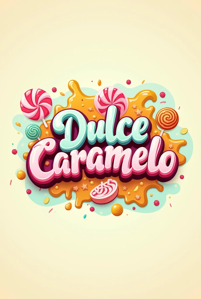Logo for a candy brand called Dulce Caramelo 