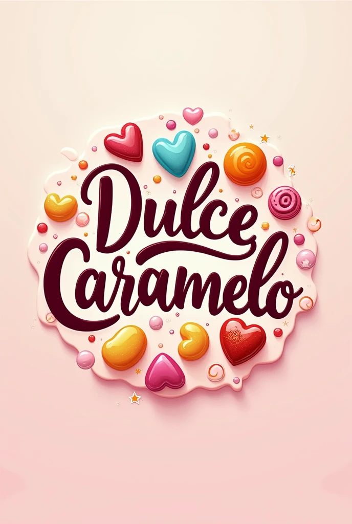 Logo for a candy brand called Dulce Caramelo