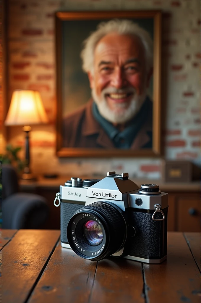 World photography day there should be a camera and portrait 