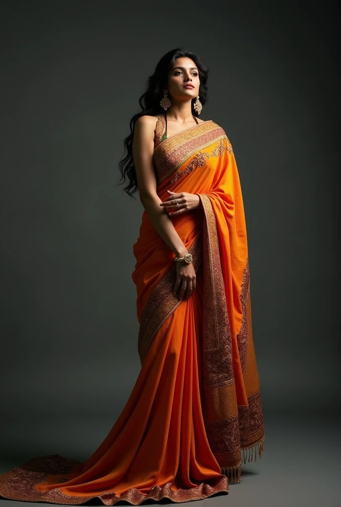 Kriti sanon in saree, graphite backround, no sunlight, no shining, showing hips, hot pose, no lose hair, pinned hair, noises, raw photo, bra, photoshoot