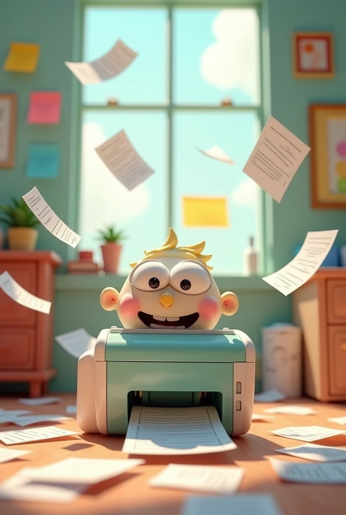 Animated printer