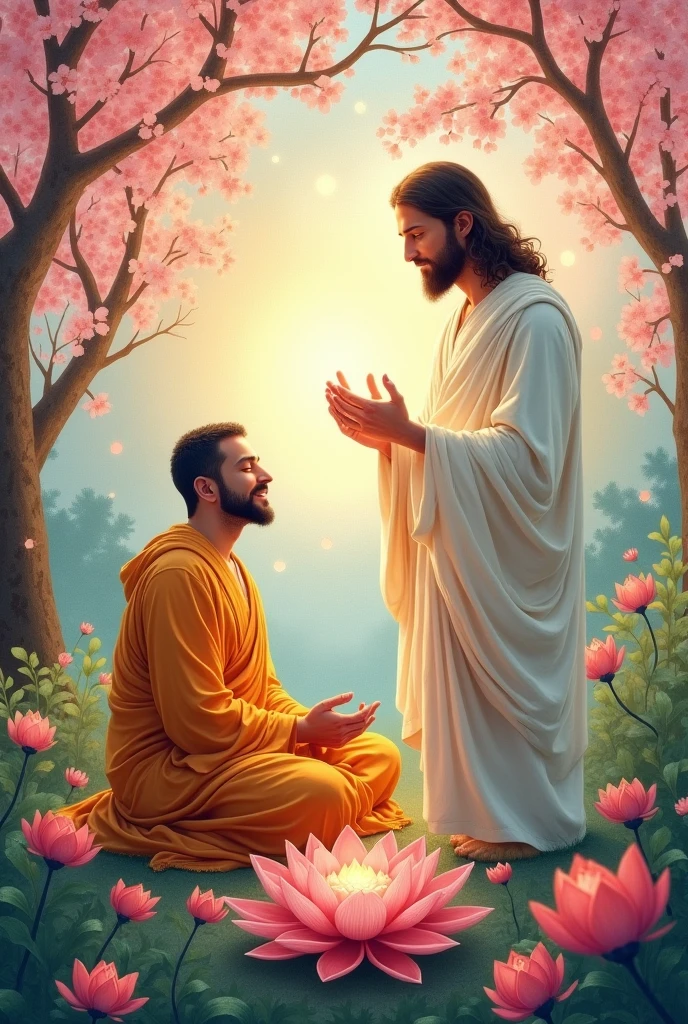 Buddha and Christ