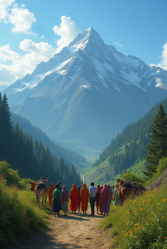The Gehlour mountain in India separated the nearest village from reaching the hospital