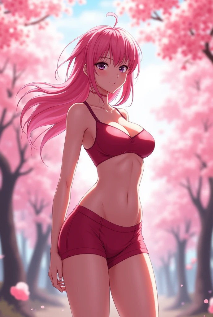 Make Sakura Haruno sexy and hot with bg boobs and also big ass