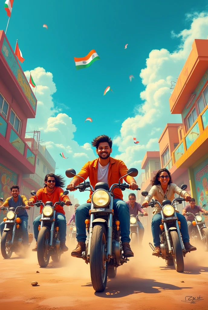 गाना: न्यू जेनेरेशन(Intro) देख ल्यो यो न्यू जमाना,
हरियाणे की धाक, सब पे छा जाना।
जोश में हो री आज की यारी,
बोलें हां हम, छोड़ें ना भारी।(Verse 1) हम हैं न्यू जेनेरेशन, नई सोच, नई वाइट,
ना डरें किसी से, है बिन फिक्र हर रात।
जमाना कुछ भी कह ले,
हम तो अपने रस्ते चलें,
दिल में जोश और हाथों में ताकत,
हम हैं वो, जो किसी से न हिलें।(Chorus) यो है न्यू खून, बिंदास और बेफिकर,
हर बेरा अपने दम पे करेंगे सारा जिगर।
उड़े हवा में धूल, दौड़े सड़क पे बाइक,
छोड़ दें सबको पीछे, कर दें सबको साइड।(Verse 2) मेरा हरियाणा आजकल बदल रहा है,
हमारी यारी में, हर कोई जल रहा है।
जोश में जीना और शान से रहना,
जो बोले हां, उसी को साथ लेना।(Bridge) दिल की आवाज, सुनें हम हर बार,
जो करें वो सही, ना करें बेकार।
जमाना जो कहे, वो सब परवाह है,
अपनी राह बनाएं, ना करें बेवजह।(Chorus Repeat) यो है न्यू खून, बिंदास और बेफिकर,
हर बेरा अपने दम पे करेंगे सारा जिगर।
उड़े हवा में धूल, दौड़े सड़क पे बाइक,
छोड़ दें सबको पीछे, कर दें सबको साइड।(Outro) देख ल्यो, हम हैं नये,
जोश से भरे, सपनों से बड़े।
हमारी पहचान से धरती हिल जाएगी,
जो न मानें हमें, वो मिट जाएगी।