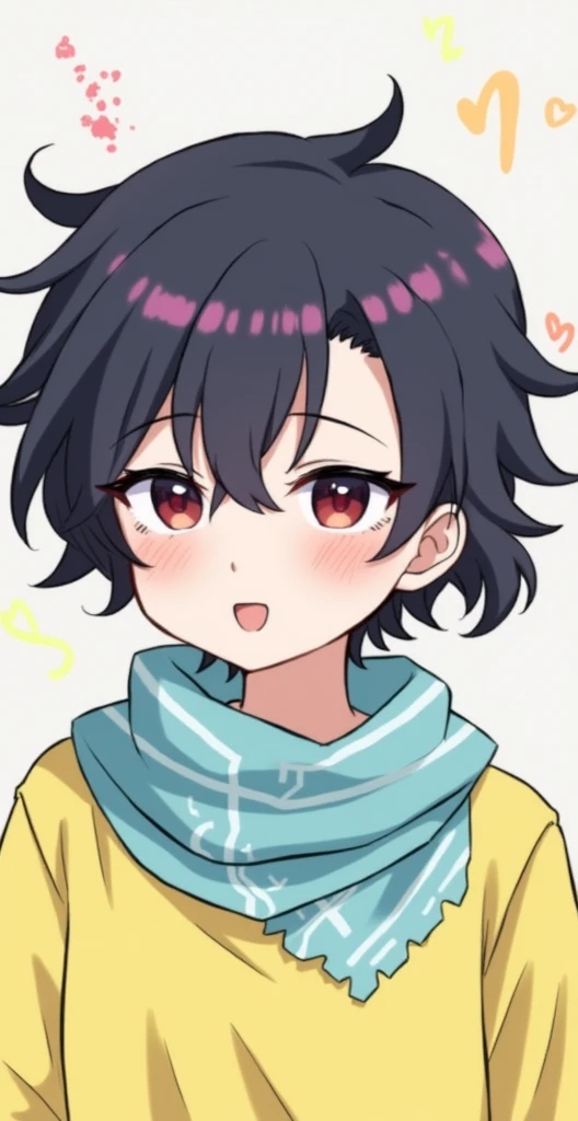 Smear this person's face in the picture with