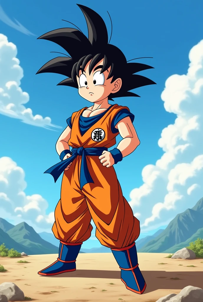 Goku with a penis