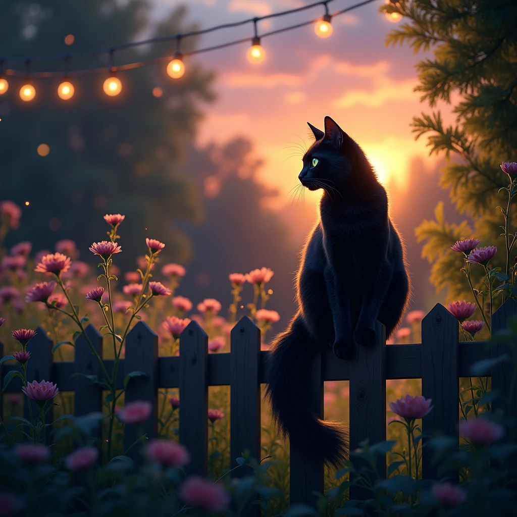 Evening Serenade 、cat