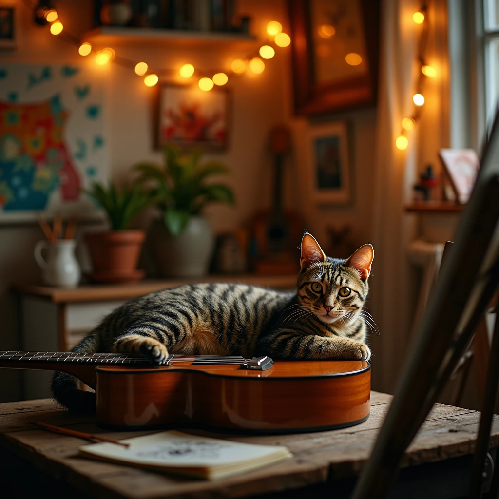 Evening Serenade 、cat 、studioghili