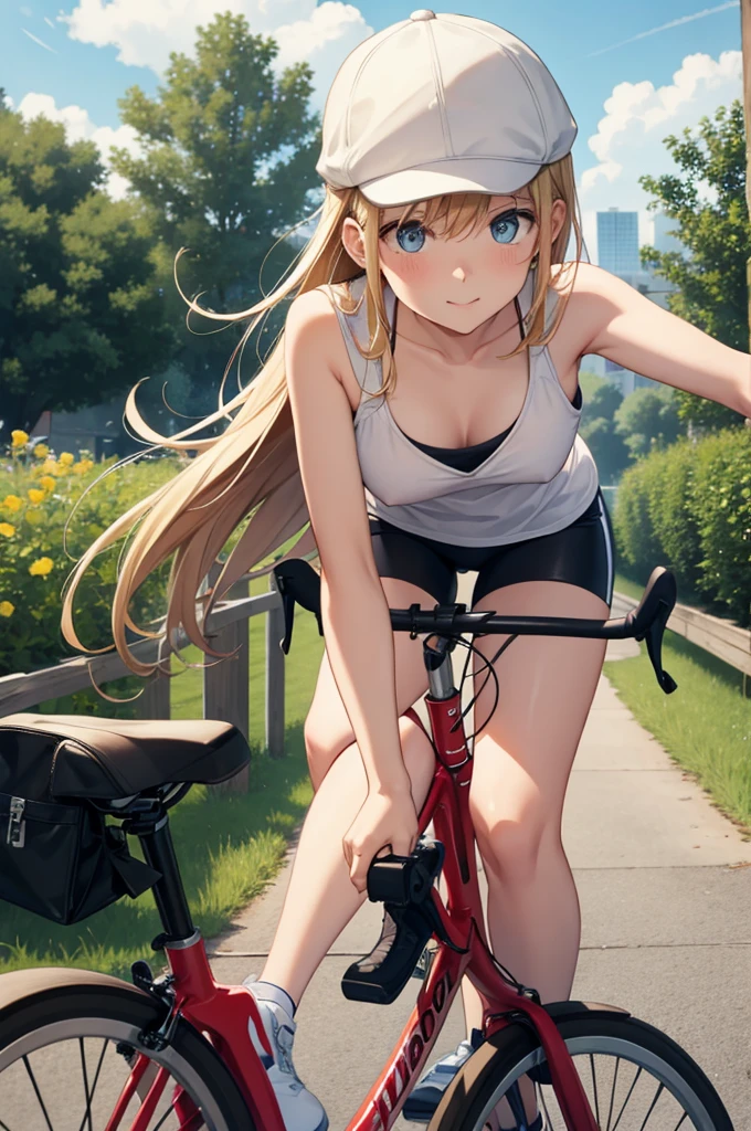 ride a bicycle
