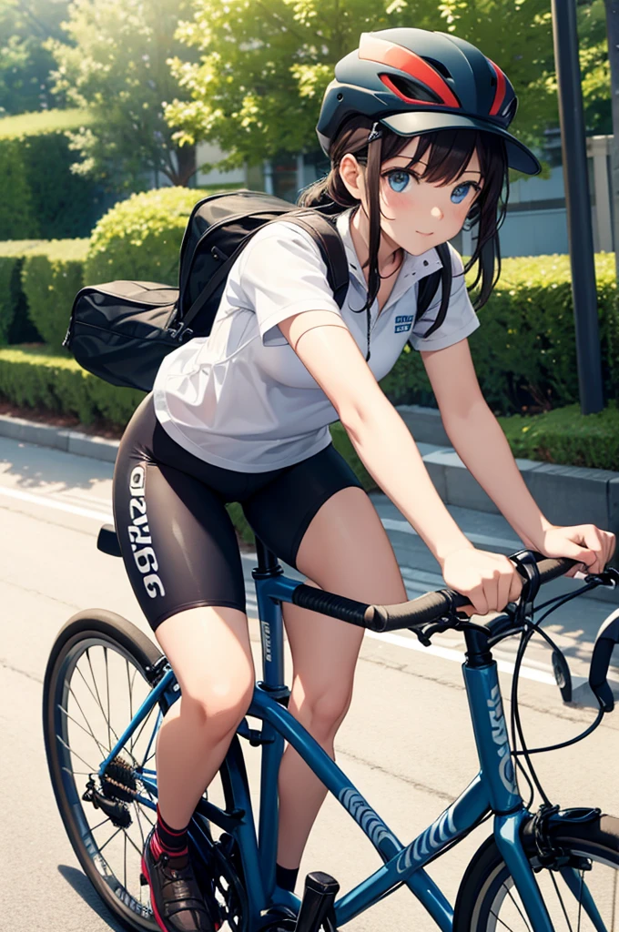 ride a bicycle