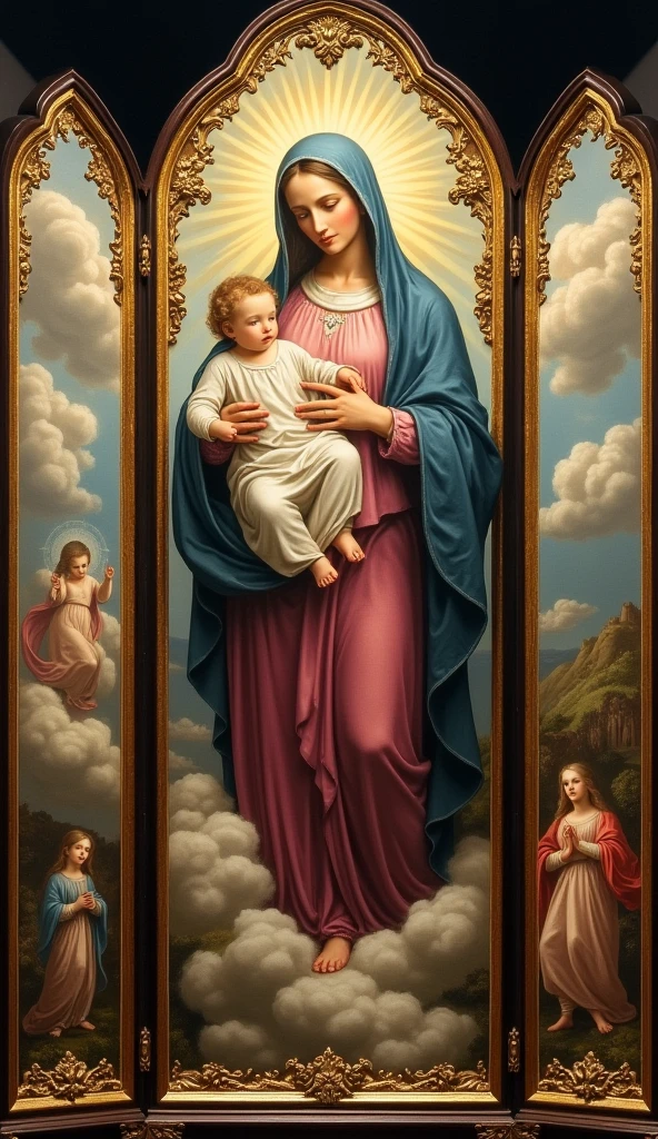 The Triptych of Mary, Mother of Jesus, and her Biography, The Virtues of Mary and the Images in the Triptych