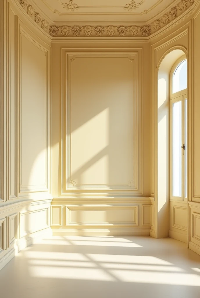 Room just wall without any furniture in ottocento color yellowish white more white i need ottocento decor