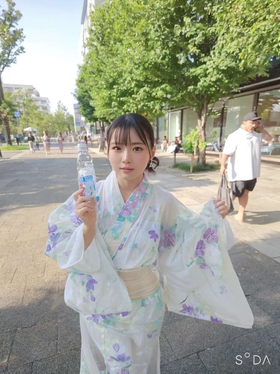 Highest quality,Realistic,超High resolution, RAW Photos,High resolution, Ultra-detailed,Beauty,cute,Undressing,young,The face is well-proportioned,Extremely small white swimsuit,Transparent clothes,live-action,Real,Japanese,Looks young,Nipples,Extremely See-through,
