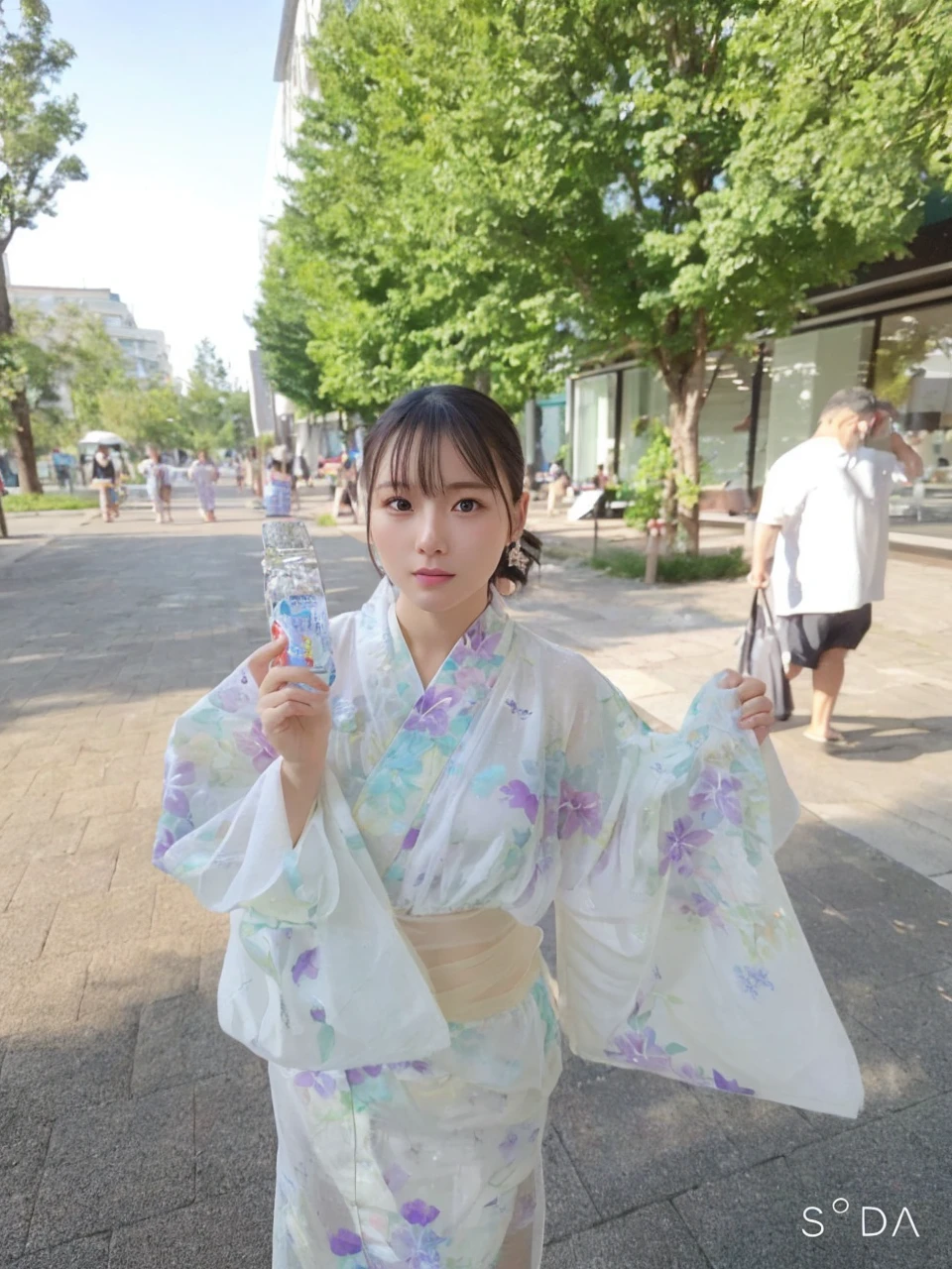 Highest quality,Realistic,超High resolution, RAW Photos,High resolution, Ultra-detailed,Beauty,cute,Undressing,young,The face is well-proportioned,Extremely small white swimsuit,Transparent clothes,live-action,Real,Japanese,Looks young,Nipples,Extremely See-through,
