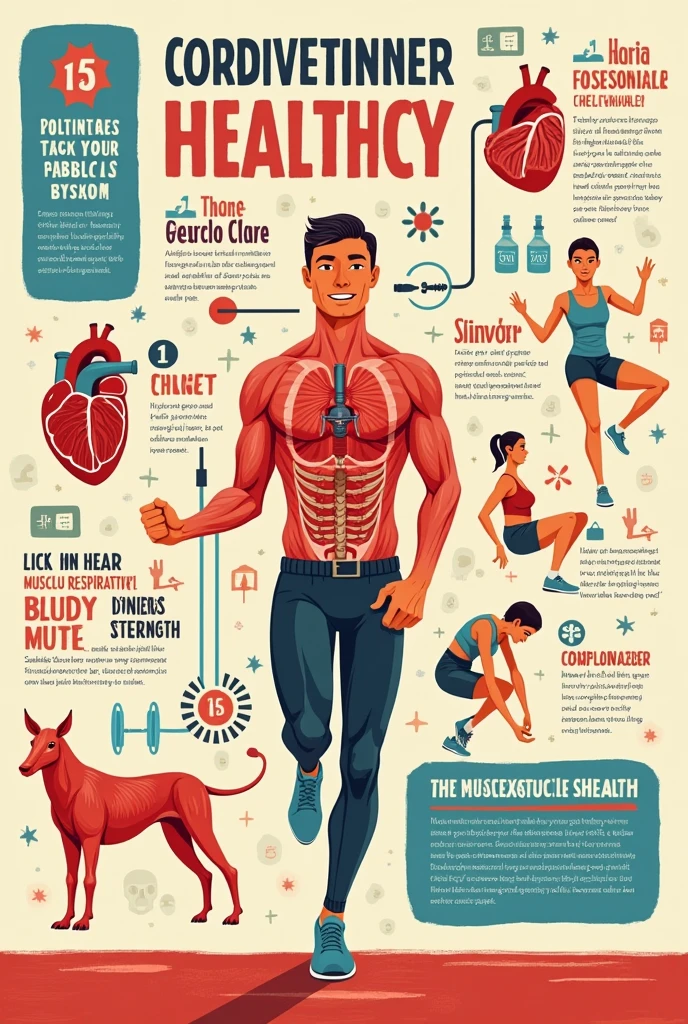 traditional poster highlighting the importance of cardiorespiratory and musculoskeletal systems
