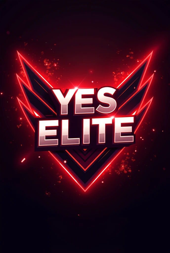 eSports Logo with name yes elite red
