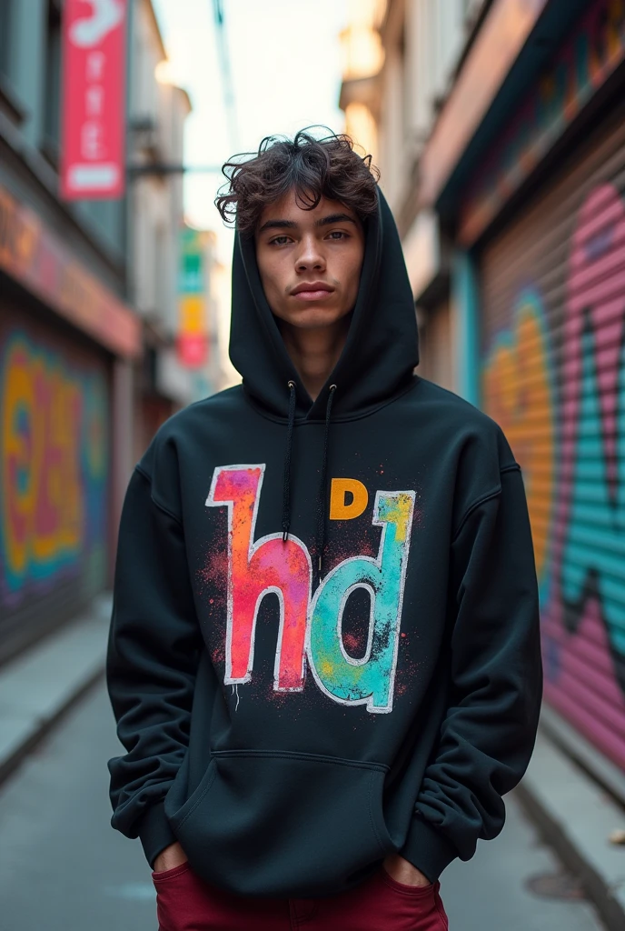 A sweatshirt logo and the brand name is ho-D 
