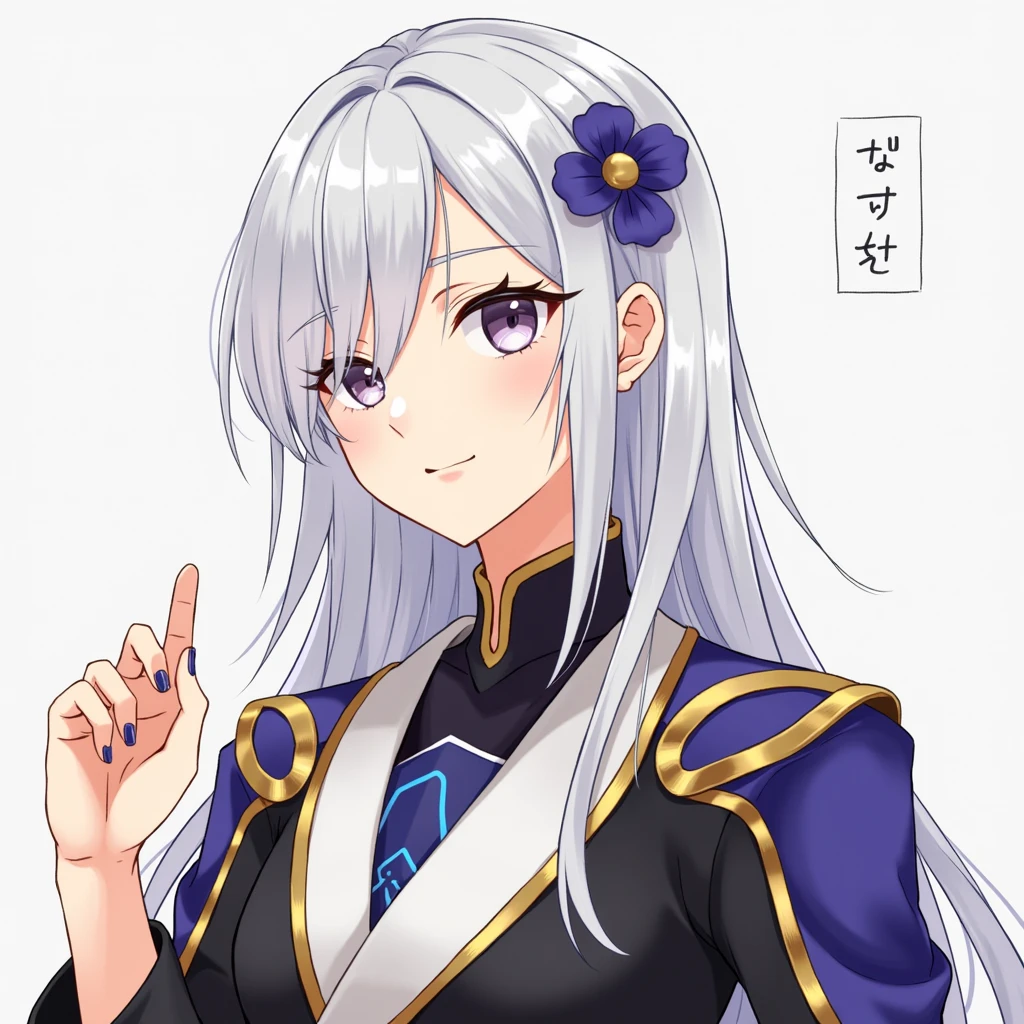 Anime-style Mitsuhide Akechi