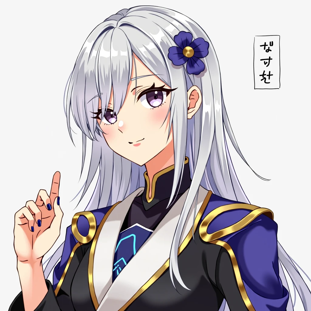 Anime-style Mitsuhide Akechi