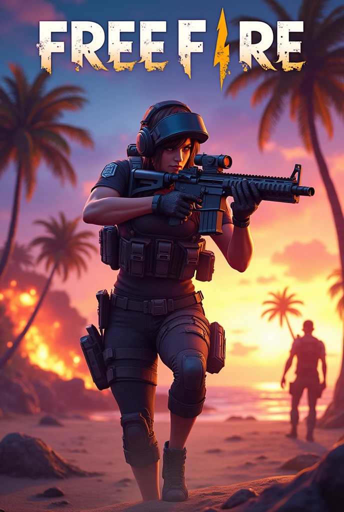 Free Fire image with Free fire title