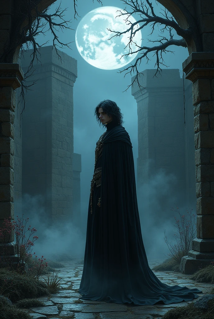 A heartless prince with black hair and black eyes