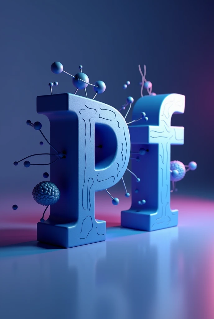 Generate an 3D and professional logo for my YouTube channel name is psychological facts. 