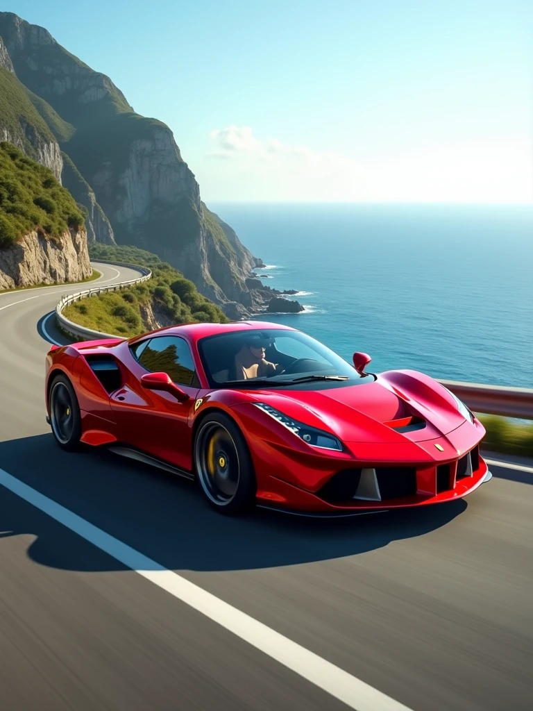 Ferrari,OC Rendering,ue5 rendering scene,reality,8k
